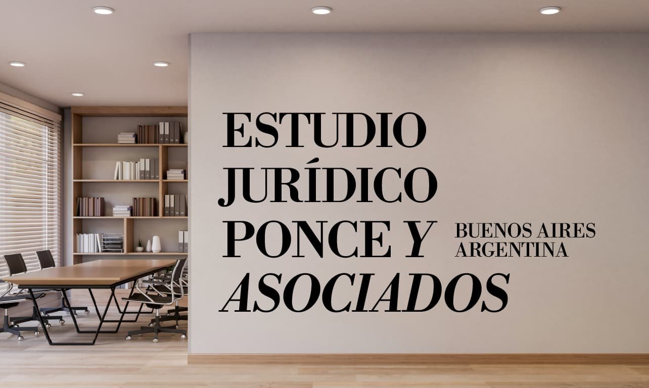 Oficina de reuniones del Estudio Jurídico Ponce y Asoc. en Buenos Aires